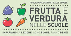 frutta e verdura nelle scuole